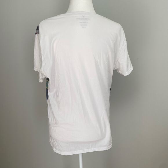 American Eagle Outfitters Ugly Christmas Sweater Vest T-Shirt Mens Sz L - Picture 2 of 9